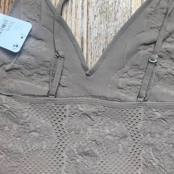 NWT Free People intimately Candy Seamless Bra XS/S nude sand bra - Picture 5 of 10